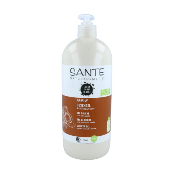 Gel de ducha de coco y vainilla