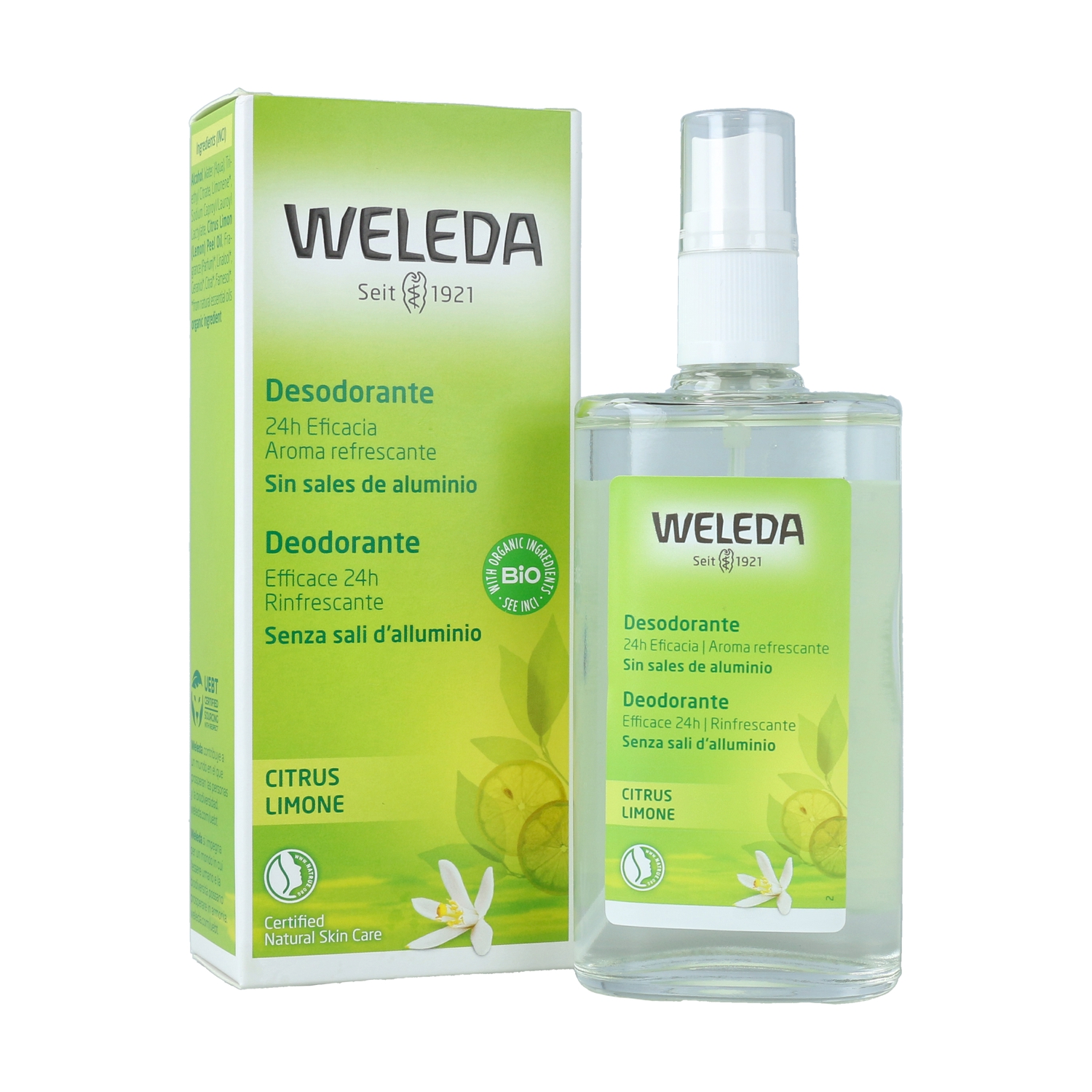 Desodorante spray citrus