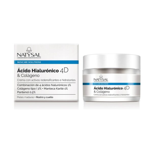 Crema Hidratante con Ácido Hialurónico 4D y Colágeno