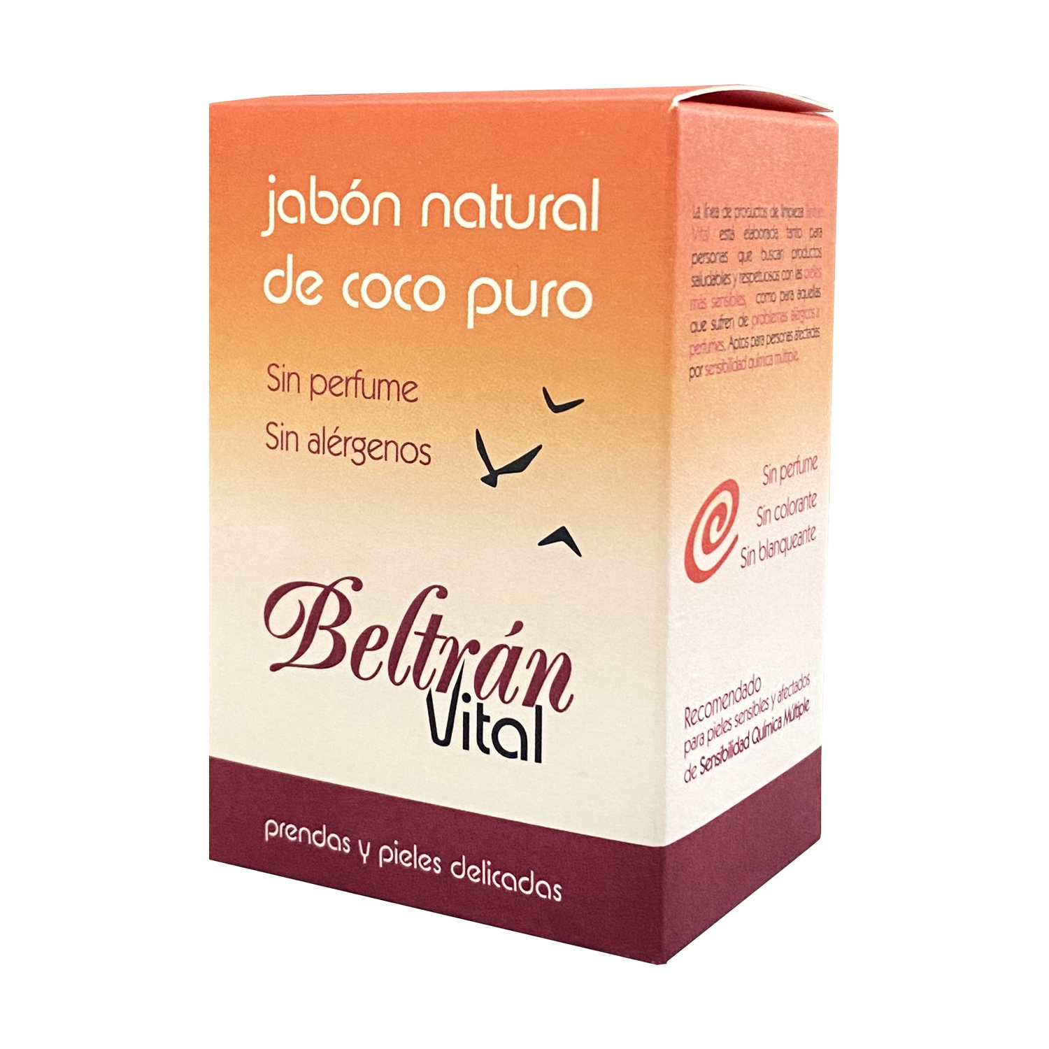 Jabón Natural de Coco Puro