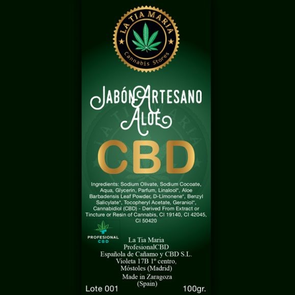 Jabón CBD Aloe Vera