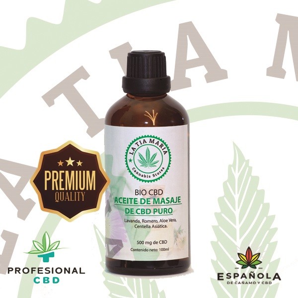 Aceite de masaje de CBD puro
